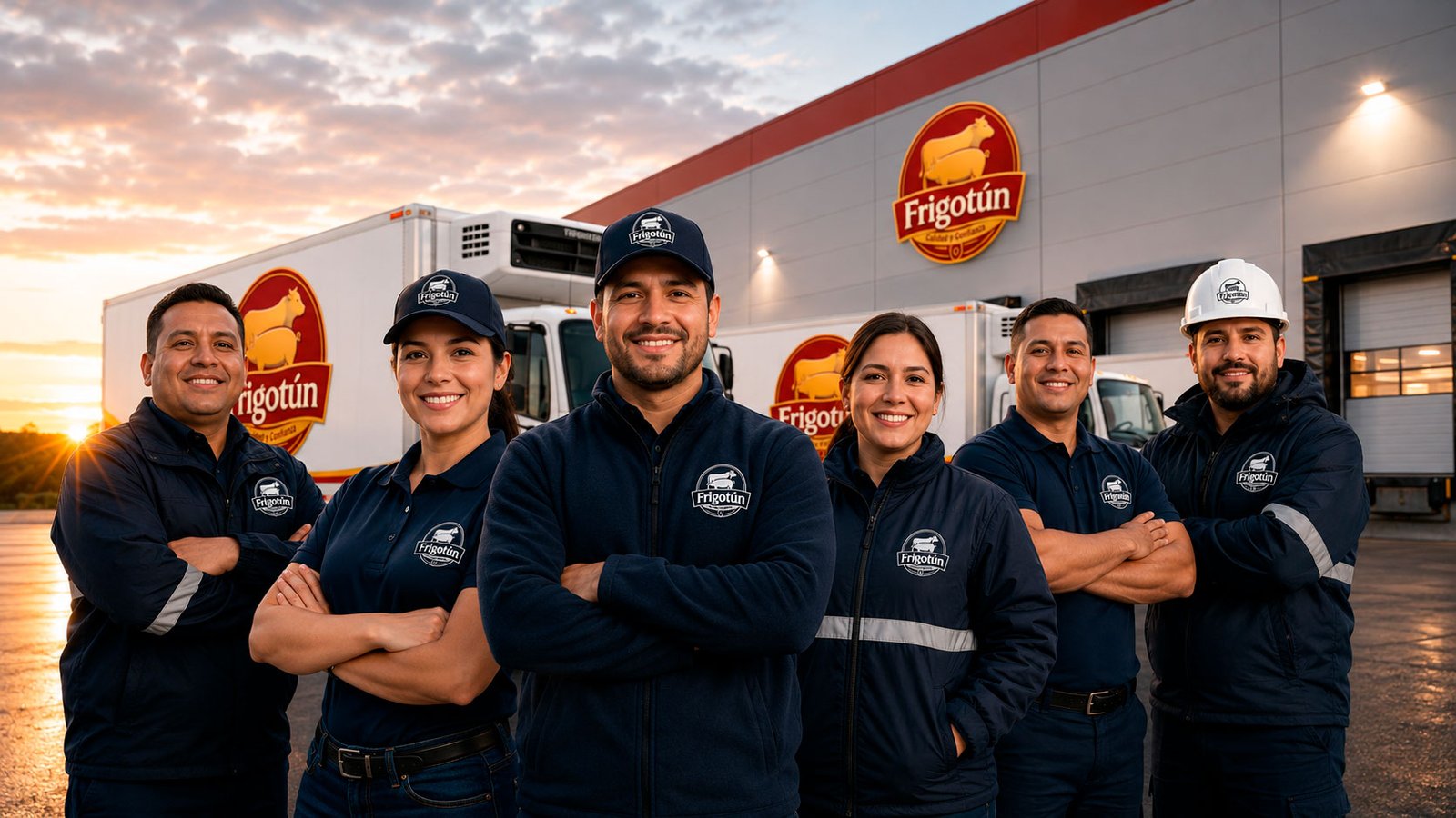 Equipo Frigotún con uniformes